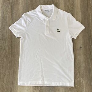 White Lacoste Polo size small